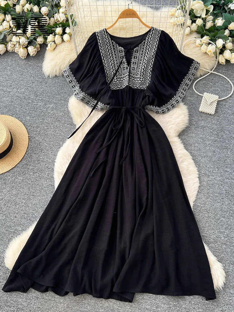 Bohemian Vacation Casual Dress