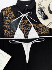Sexy Silver Triangle Bikini