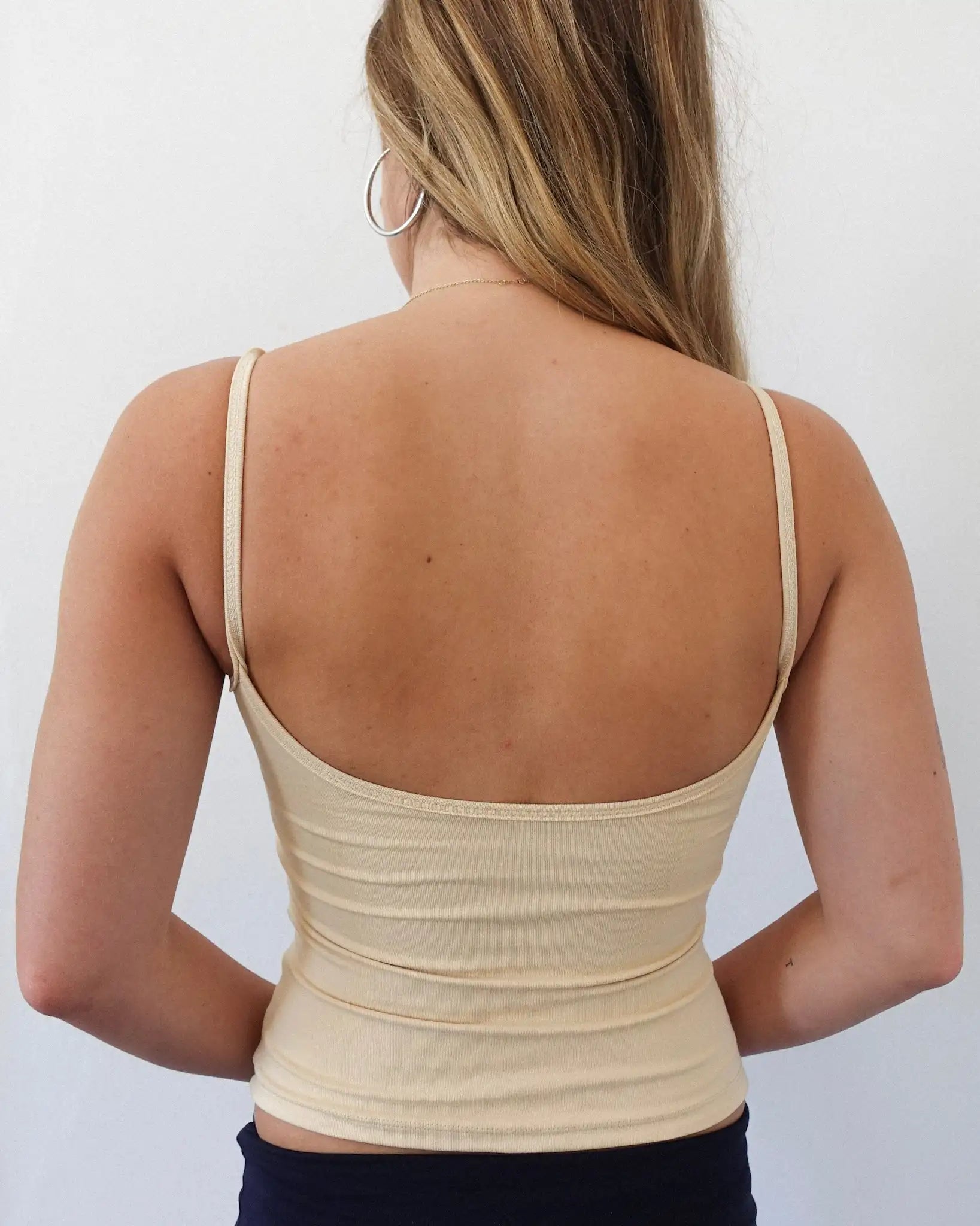 Sleeveless Spaghetti Strap Tank Tops