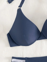 Leopard Underwired Bra Cup Bikini