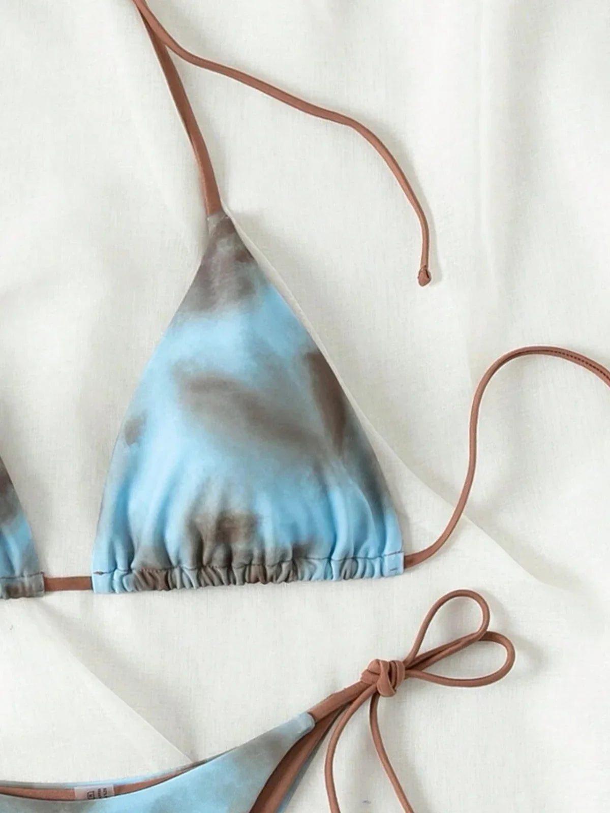 Sexy Coffee Tie Dye Gradient Micro Bikini
