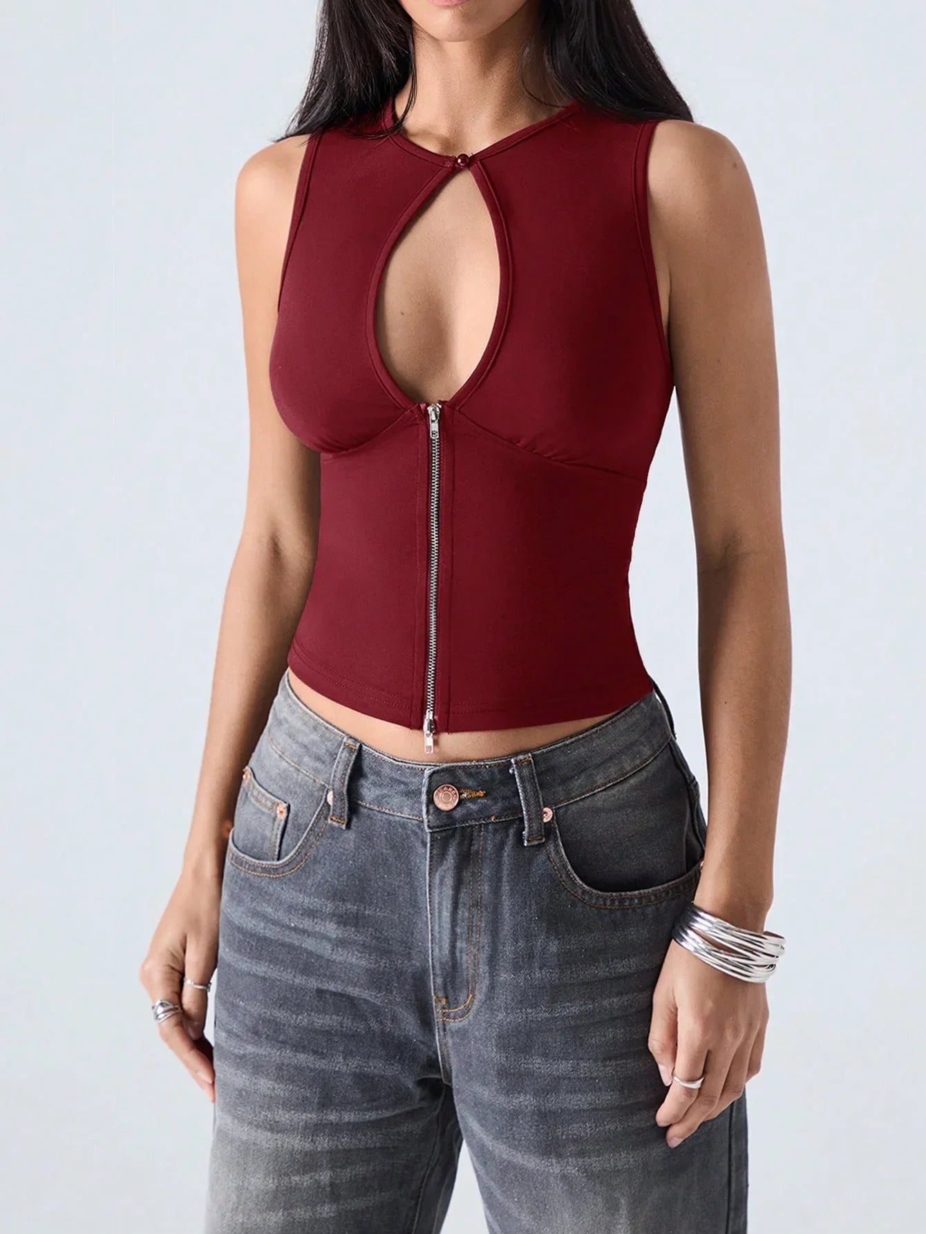 Sleeveless Crop Top
