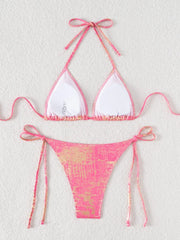 Shiny Triangle Bikini