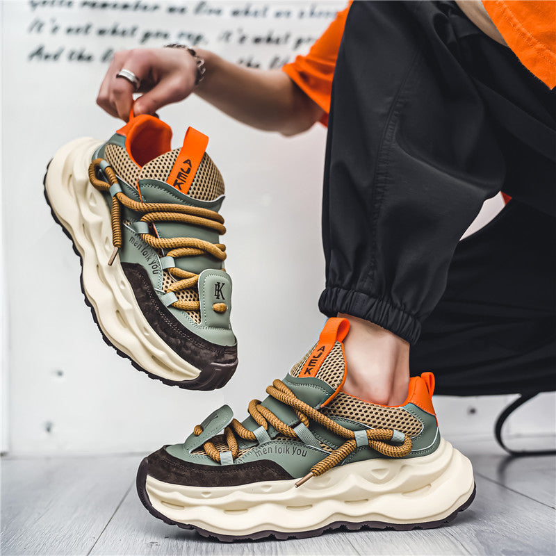 Latex Motion Chunky Sneakers