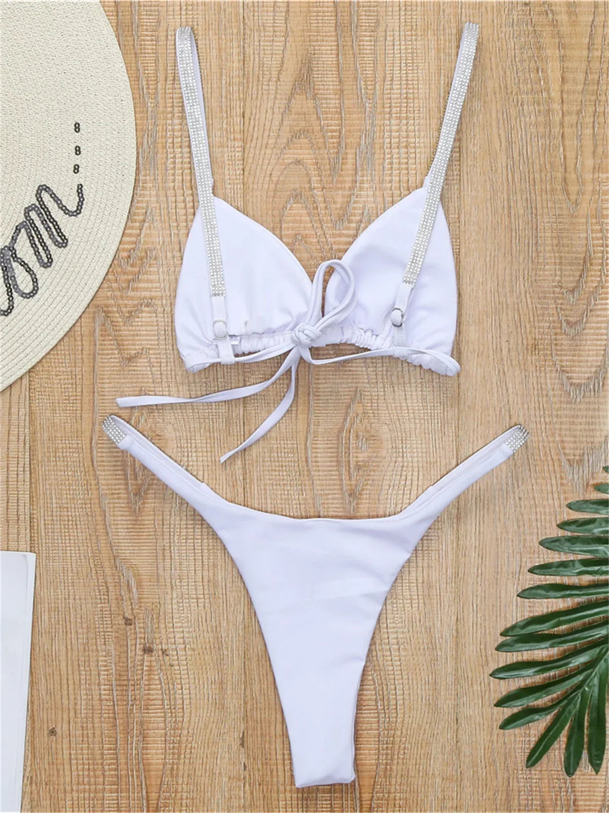 Diamond Swimwear Women Sexy Pink Micro Bikini