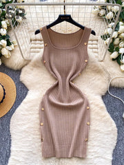 Chic Knitting Pencil Dress