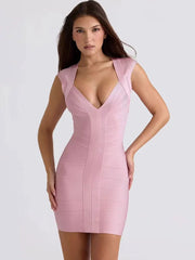 Bandage Sexy Mini Bodyocn Dress