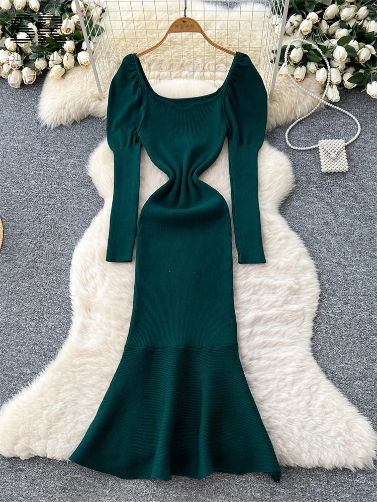 Winter Style Knit Dress