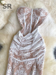 Lace Feminine Bodycon Dress