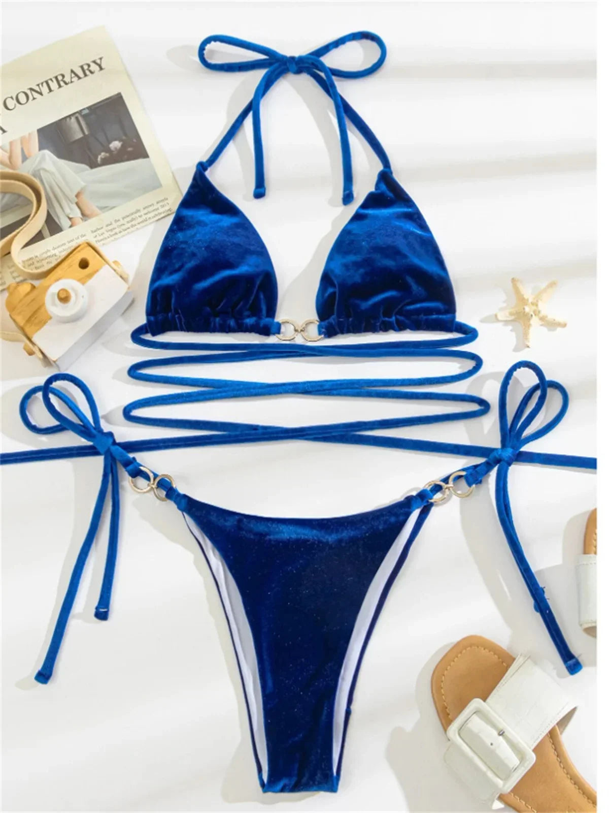 Sexy Velvet Bikini