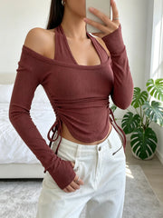 Women's 2 Piece Cropped Top