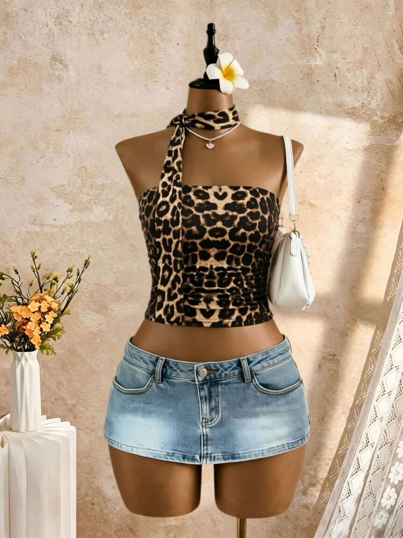 Strapless Side Ruched Crop Bandeau Tube Top