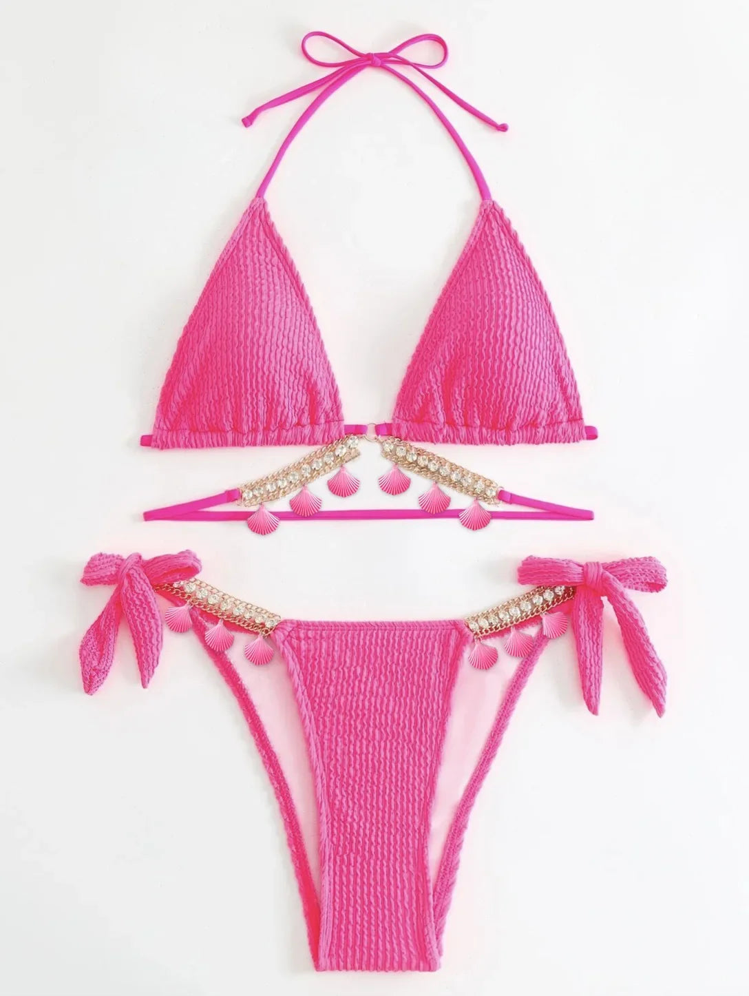 Sexy Shell Diamond Bikini Set
