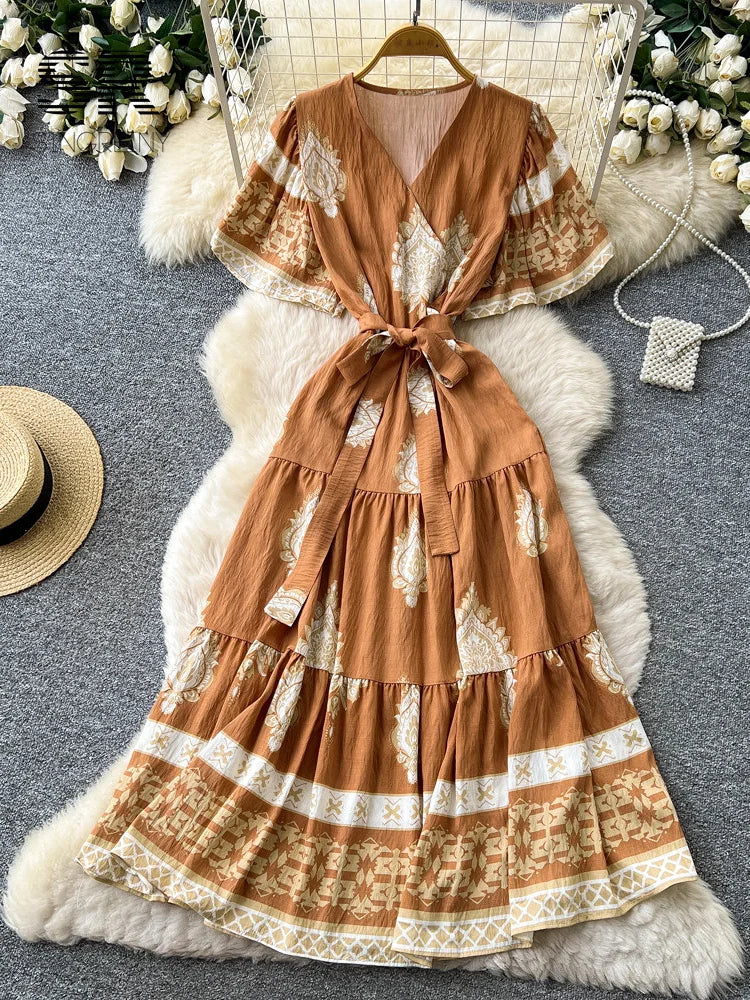Bohemian Print Dress