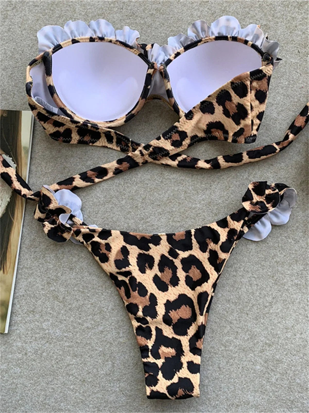 Sexy Animal Print Leopard Bikini