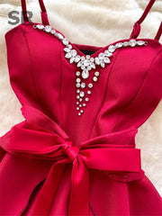 SINGREIN Mesh Splice Diamonds Dress