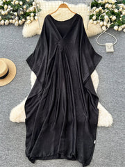 Afican Satin Long Dress