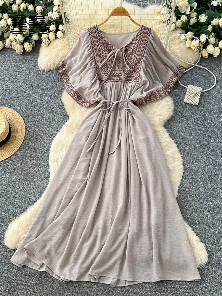 Bohemian Vacation Casual Dress