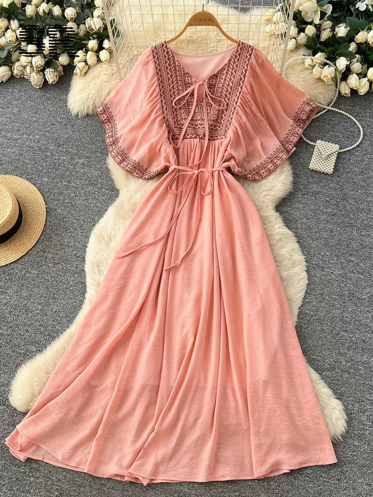 Bohemian Vacation Casual Dress