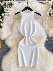 Feminine Halter Chic Dress