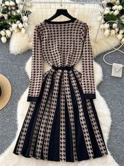 Senior Winter Knitting Dress