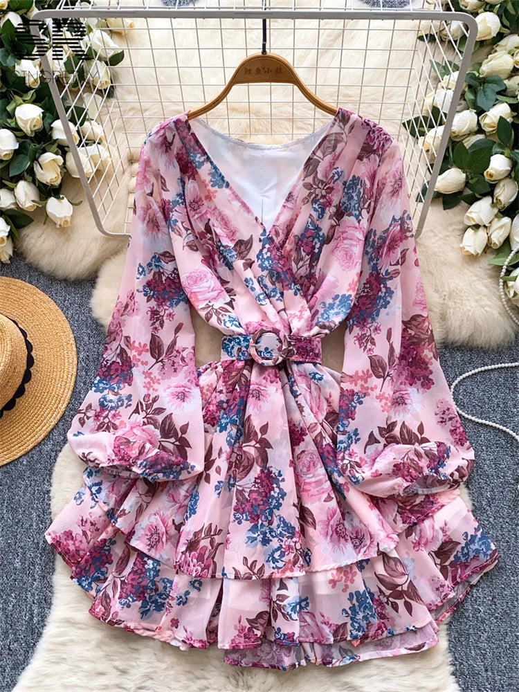 Beach Floral Print Dress