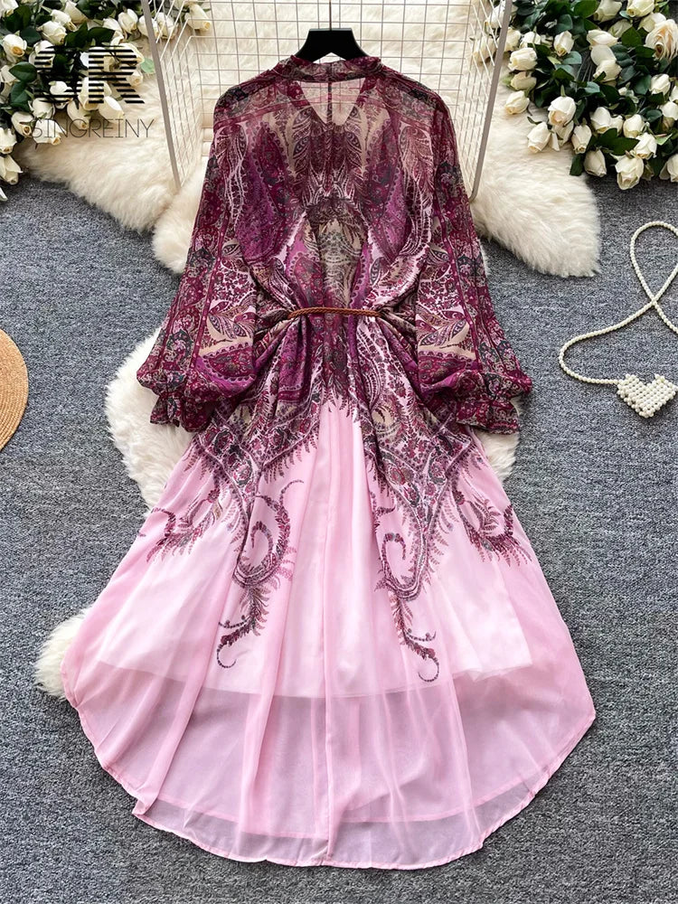 Vacation Chiffon ShirtDress