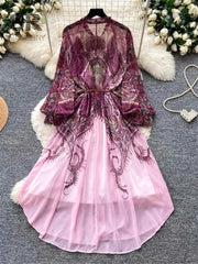 Vacation Chiffon ShirtDress