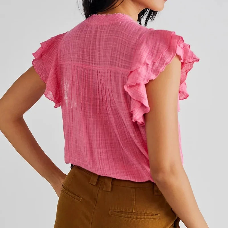 Ruffle Crop Top