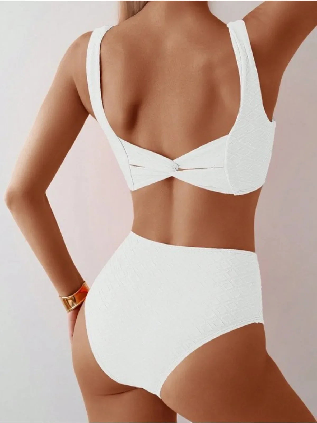 Women's Solid Color 2-Piece Swimsuit