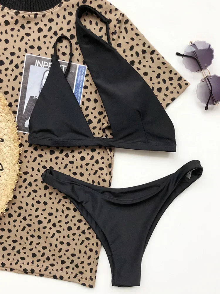 Asymmetric One Shoulder Bikini