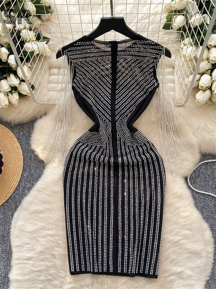 Beading Tassel Dress