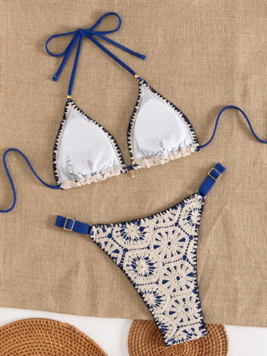 XS - L Halter Crochet Bikini