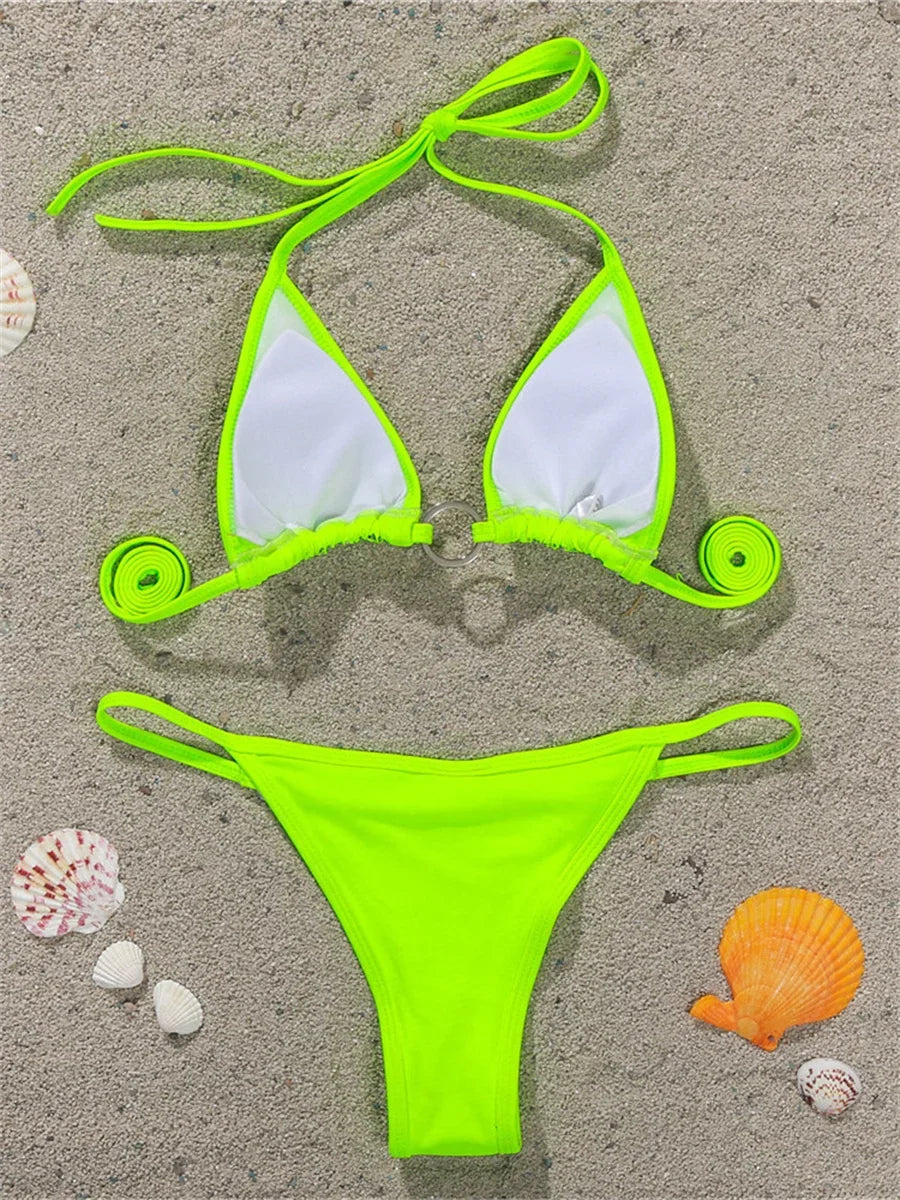Sexy Sequin Rhinestone Bikini