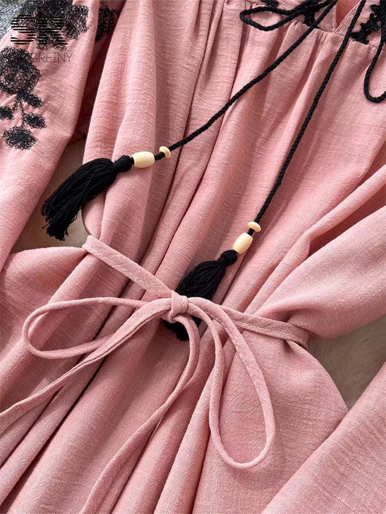 Vintage Embroidered Dress