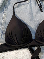 XS - XL Sexy Push Up Bra Cup Halter Bikini