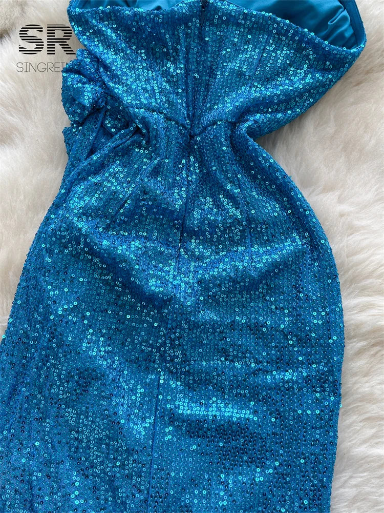 Senior Sequins Party Dress