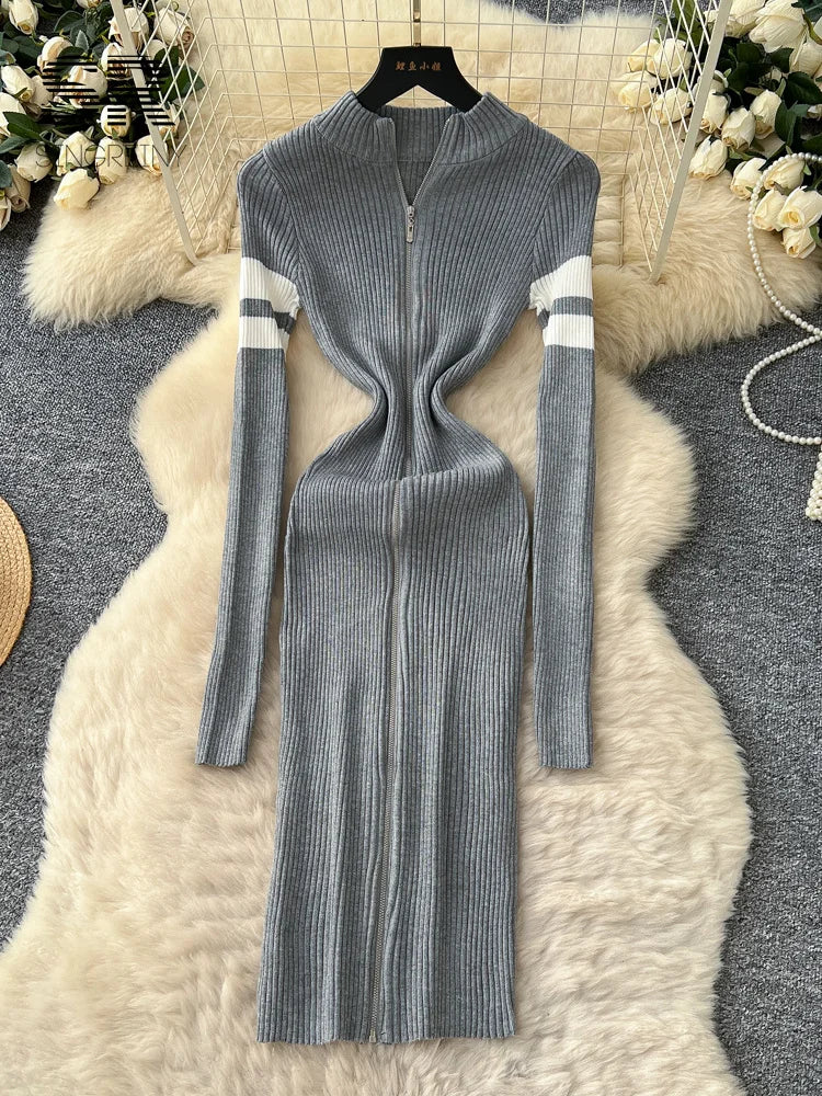 Korean Style Slim Warm Dress
