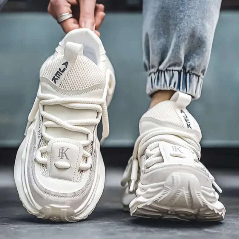 Latex Motion Chunky Sneakers