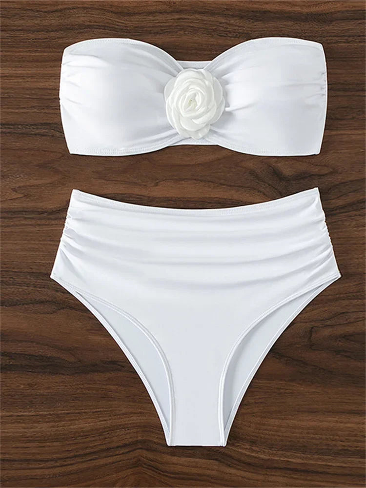 White Two-Piece Bikini Set