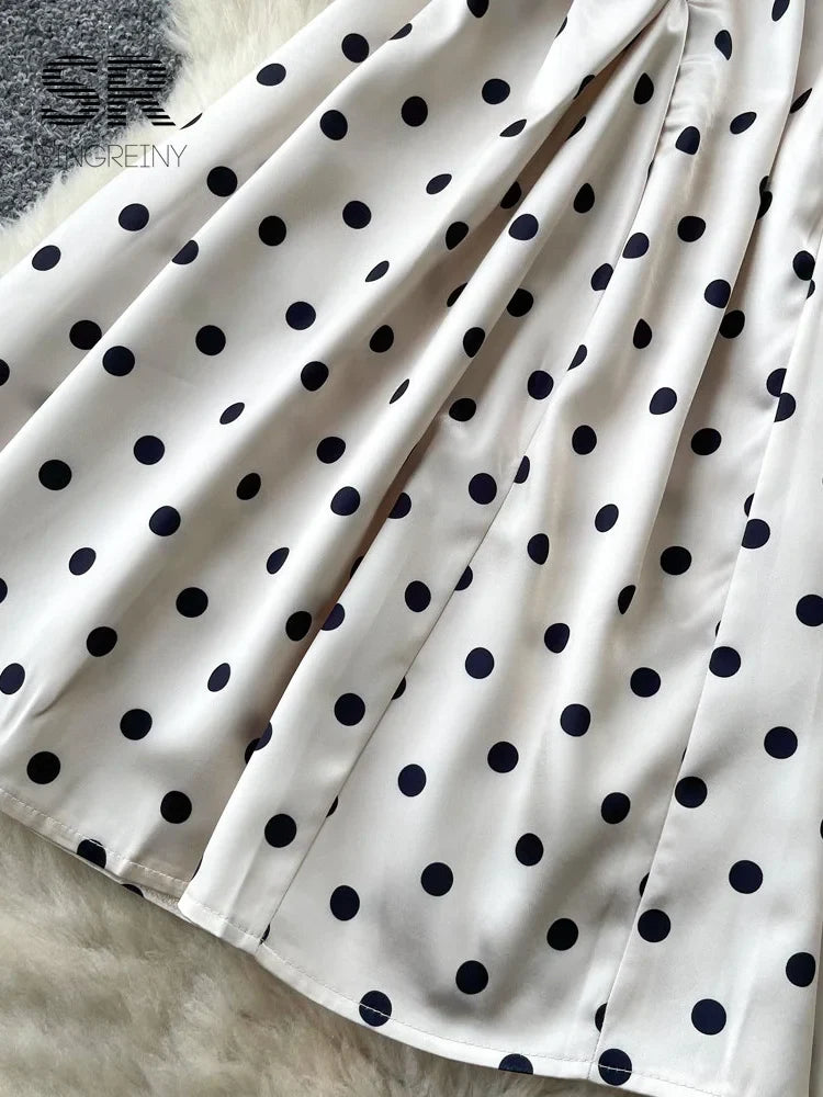 Polka Dot Stain Dress