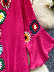 Embroidery Bohemian Dress