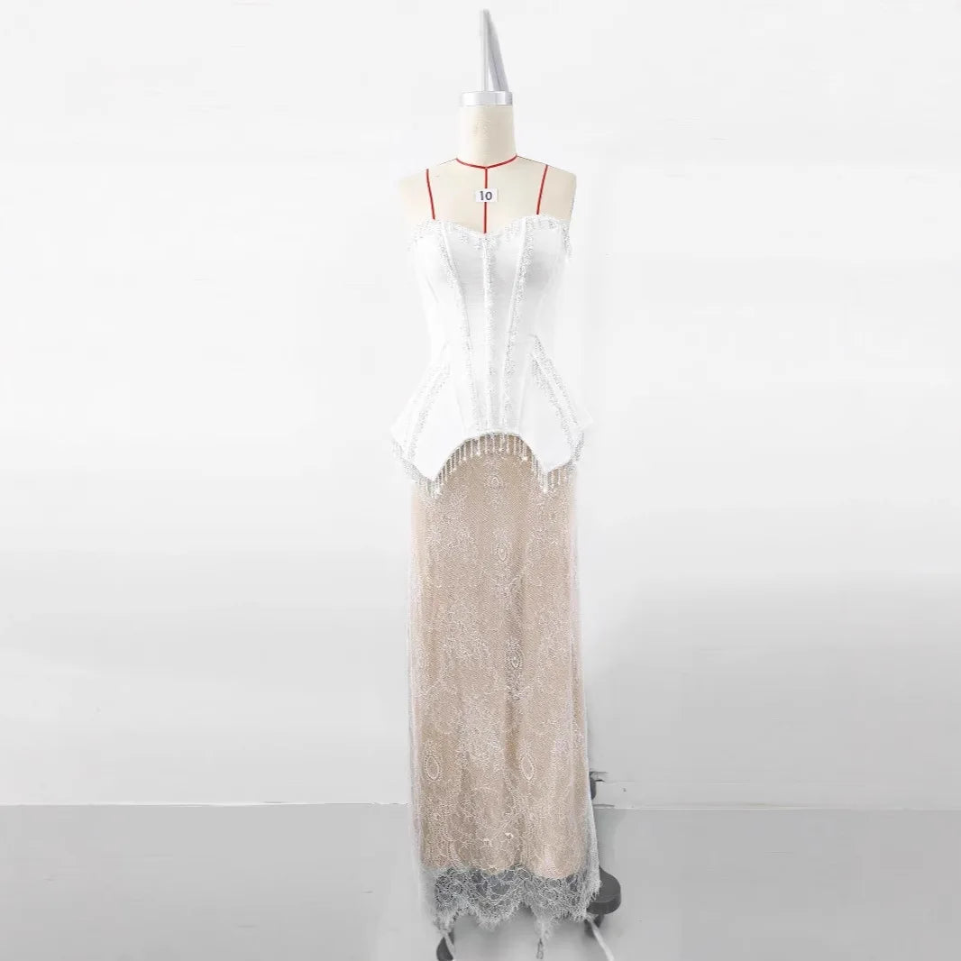 White Brithday Party Dress