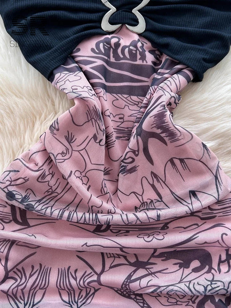 Artistic Print Hotsweet Dress