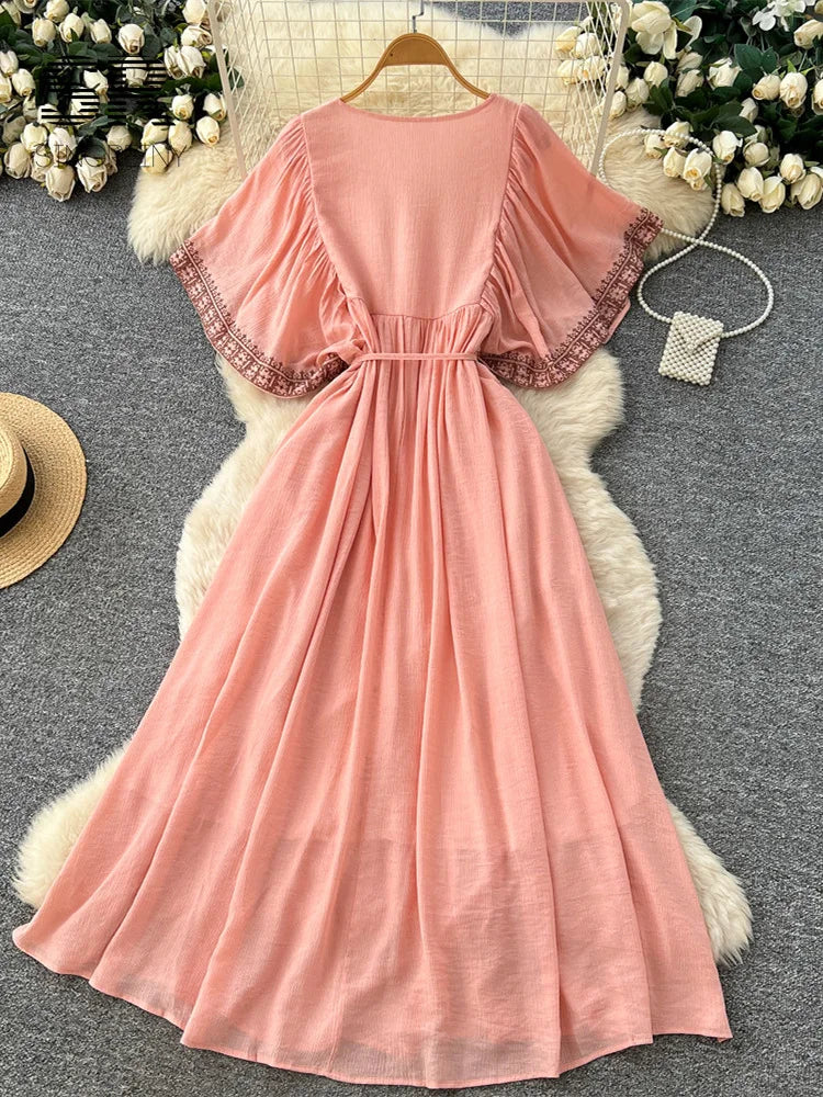 Bohemian Vacation Casual Dress