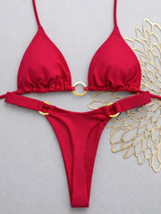 Sexy Red Micro Bikini Set