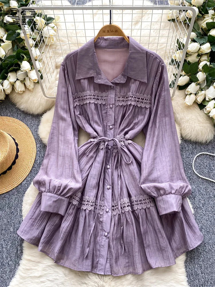 Gentle Korean Shirt Dress
