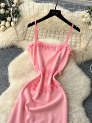 Tassel Knit Holiday Dress
