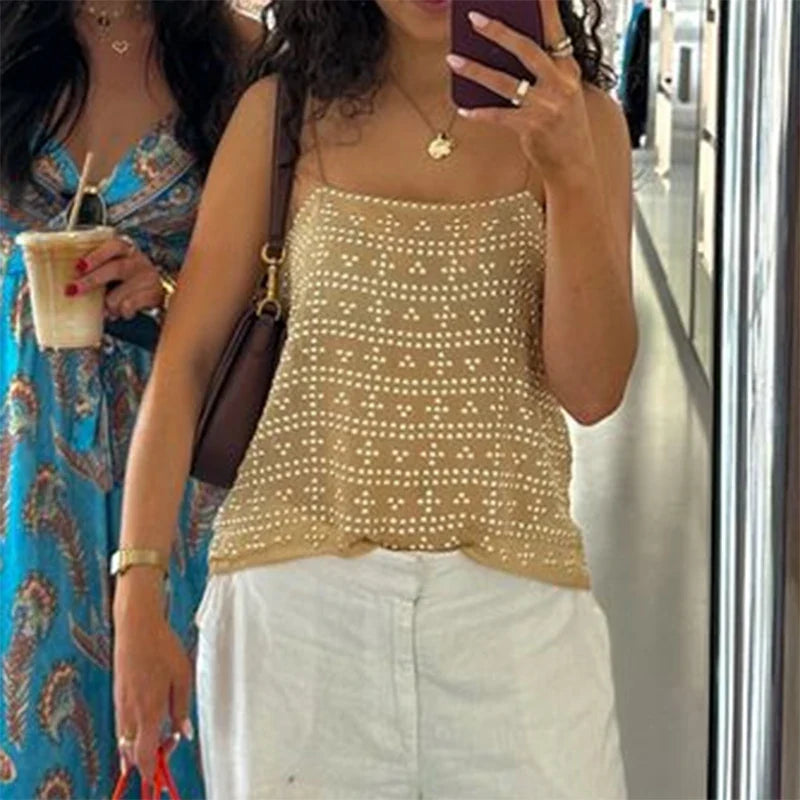 Festival Rave Club Party Sleeveless Flowy Crop Tops