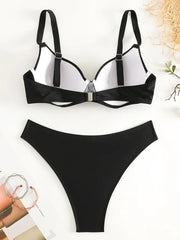 Underwired Bra Cup Brazilian Bikini